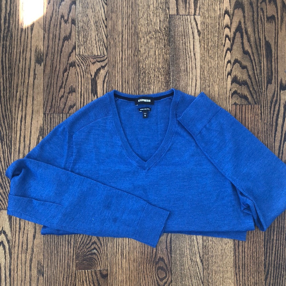 Men’s express sweater XL Merino wool blend, never worn-no tags